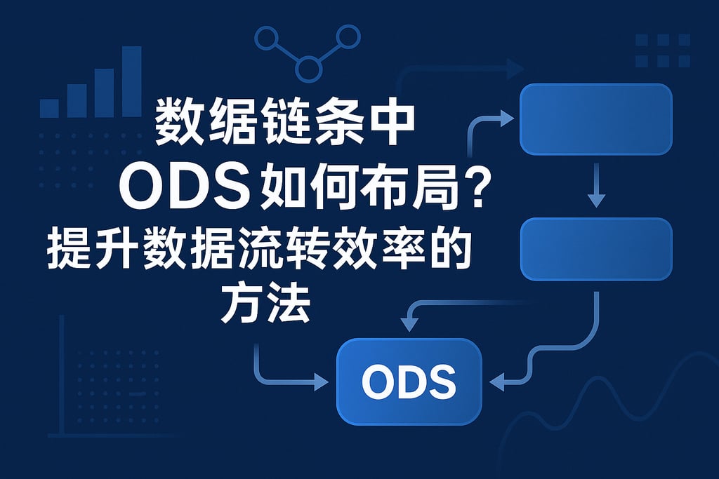 数据链条中ods如何布局？提升数据流转效率的方法