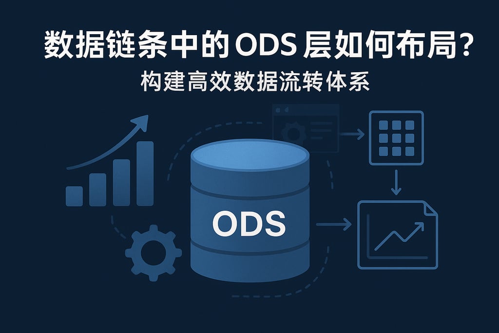 数据链条中的ods层如何布局？构建高效数据流转体系