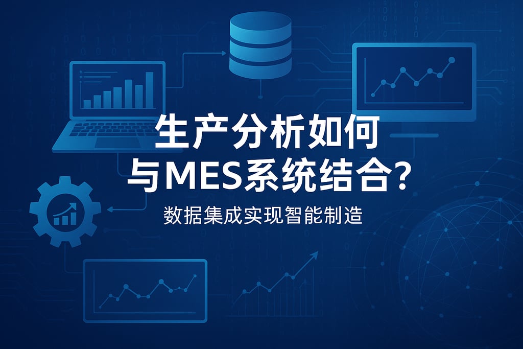 生产分析如何与MES系统结合？数据集成实现智能制造