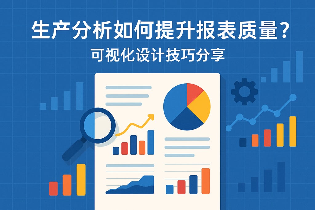 生产分析如何提升报表质量？可视化设计技巧分享