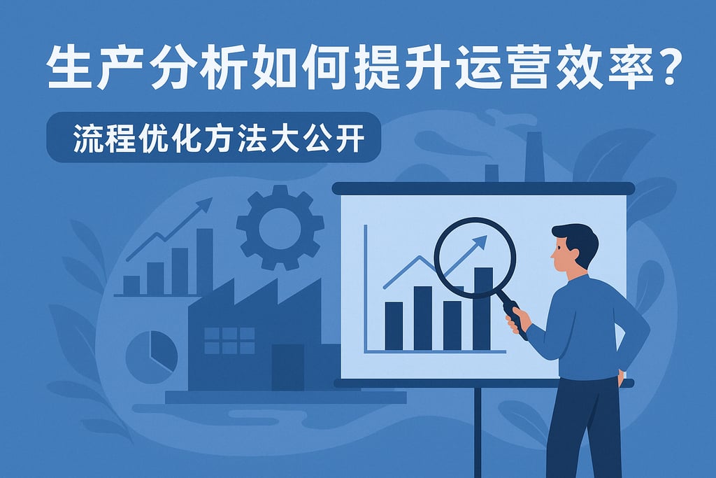 生产分析如何提升运营效率？流程优化方法大公开
