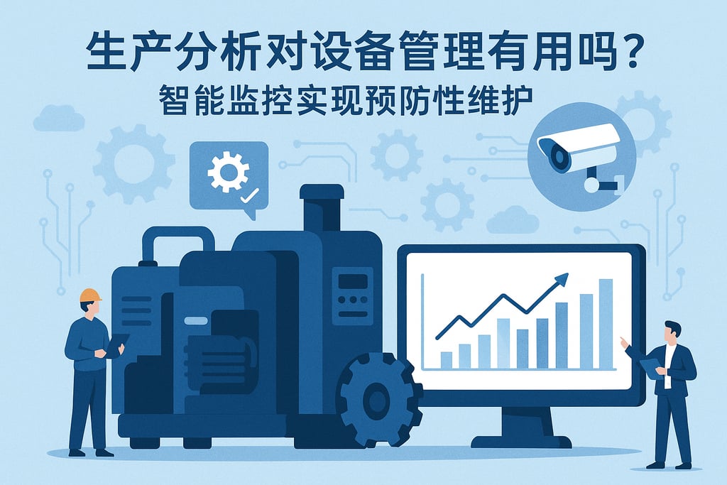 生产分析对设备管理有用吗？智能监控实现预防性维护