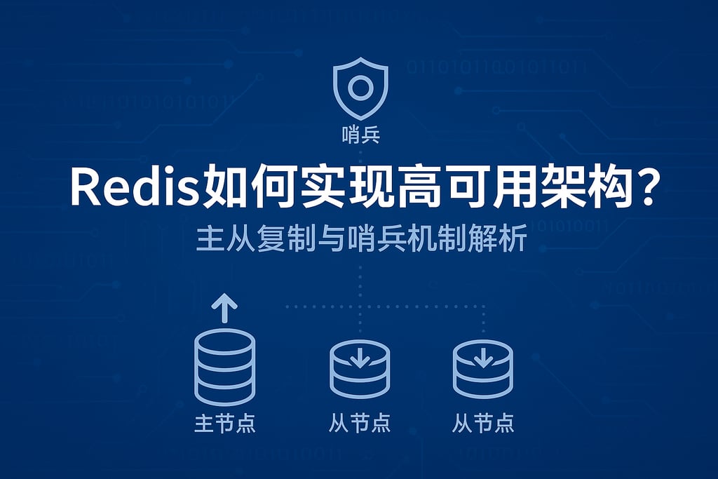 Redis如何实现高可用架构？主从复制与哨兵机制解析