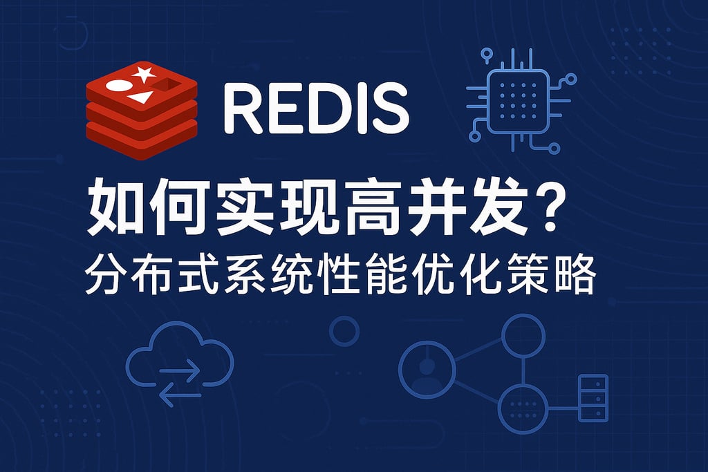 Redis如何实现高并发？分布式系统性能优化策略