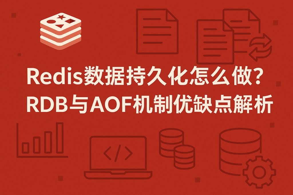 Redis数据持久化怎么做？RDB与AOF机制优缺点解析