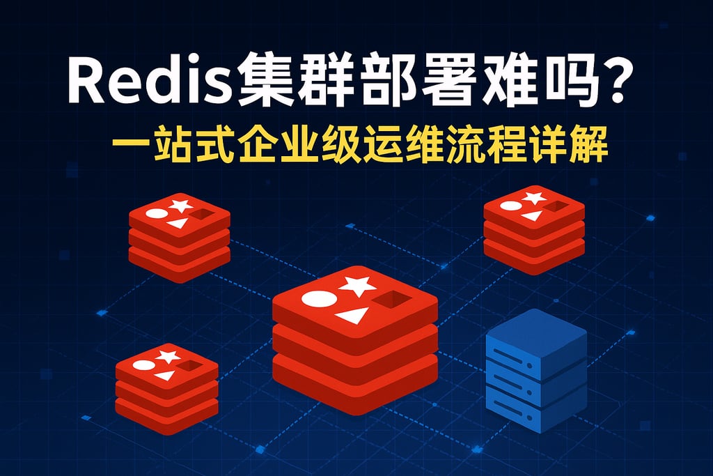Redis集群部署难吗？一站式企业级运维流程详解