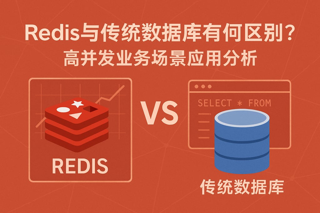 redis与传统数据库有何区别？高并发业务场景应用分析