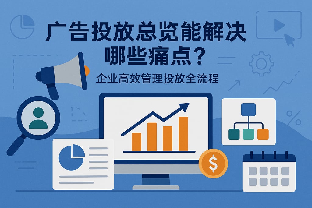 广告投放总览能解决哪些痛点？企业高效管理投放全流程