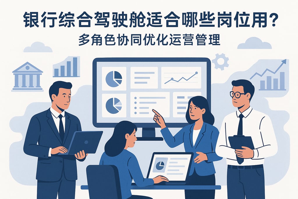 银行综合驾驶舱适合哪些岗位使用？多角色协同优化运营管理