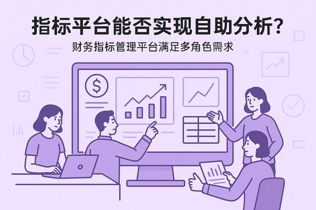 指标平台能否实现自助分析？财务指标管理平台满足多角色需求