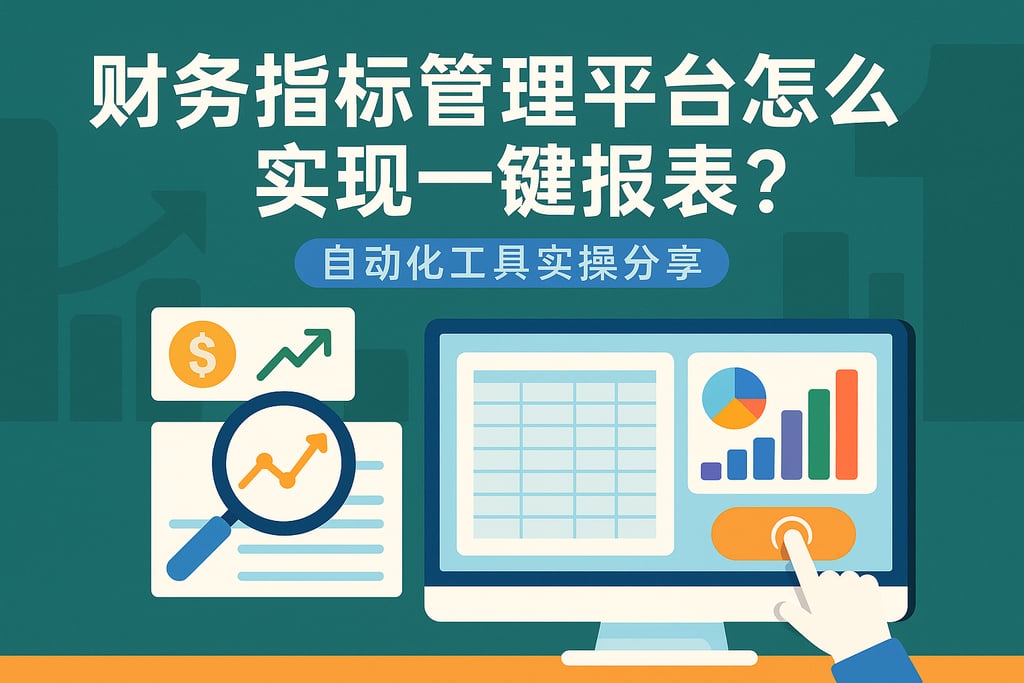 财务指标管理平台怎么实现一键报表？自动化工具实操分享