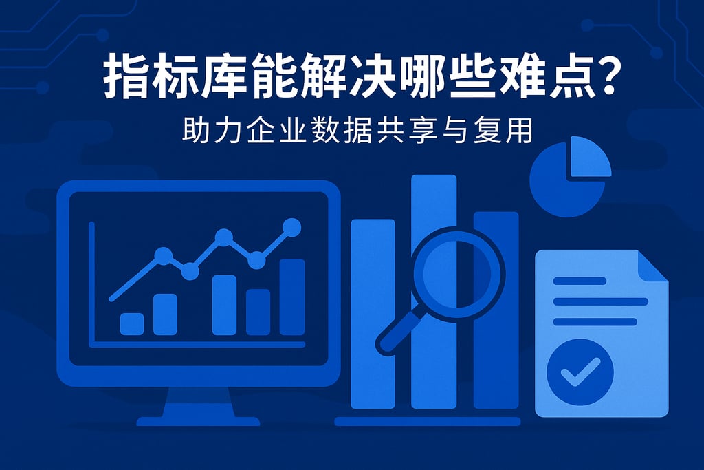指标库能解决哪些难点？助力企业数据共享与复用