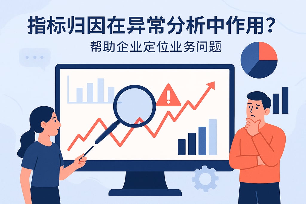 指标归因在异常分析中的作用？帮助企业定位业务问题