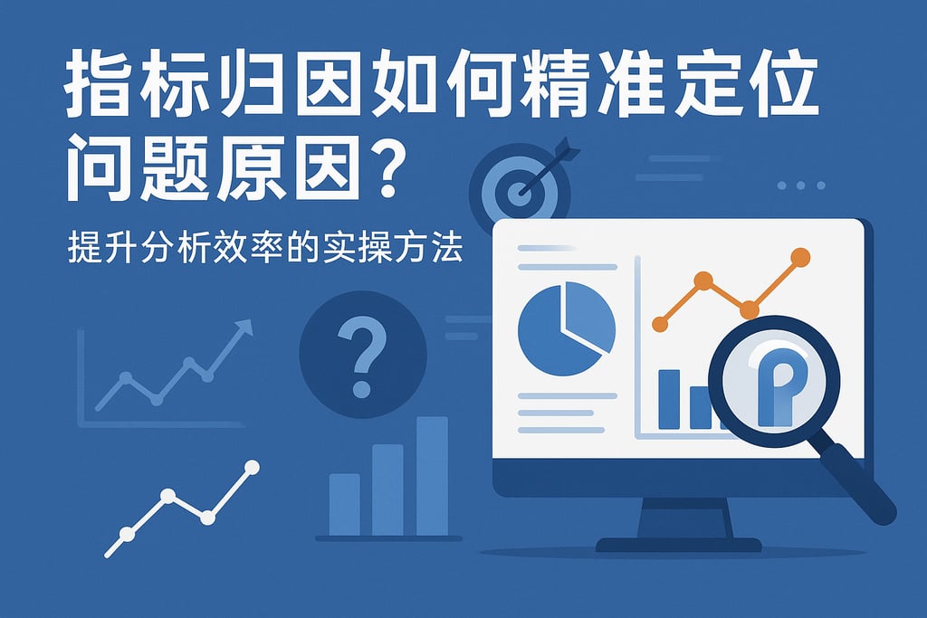 指标归因如何精准定位问题原因？提升分析效率的实操方法