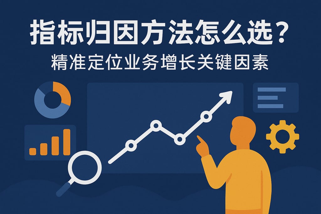 指标归因方法怎么选？精准定位业务增长关键因素