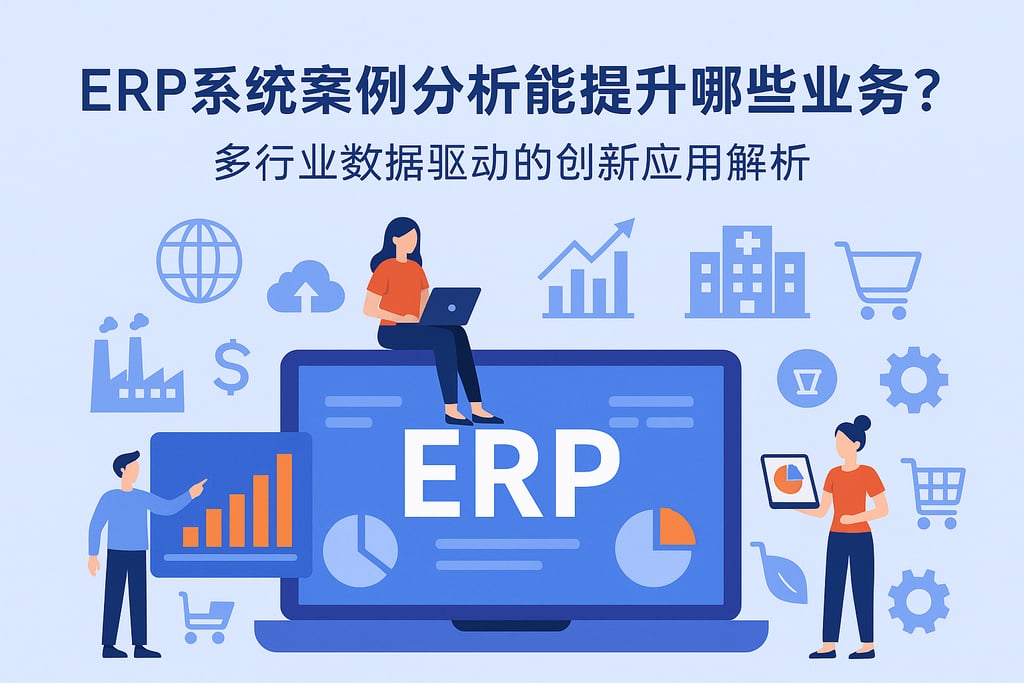 ERP系统案例分析能提升哪些业务？多行业数据驱动的创新应用解析