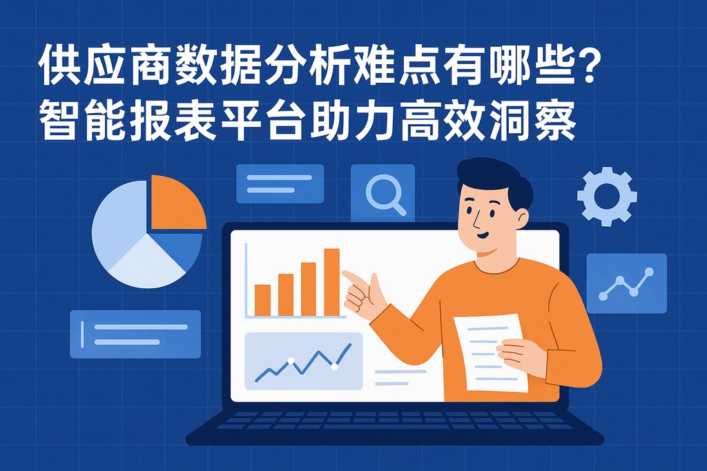 供应商数据分析难点有哪些？智能报表平台助力高效洞察