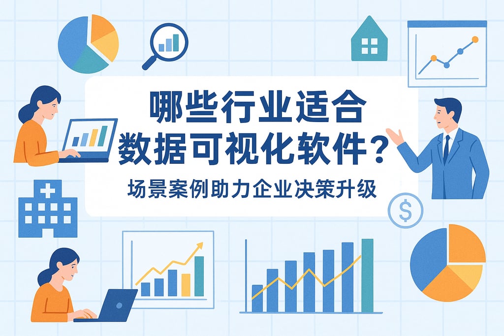 哪些行业适合数据可视化软件？场景案例助力企业决策升级
