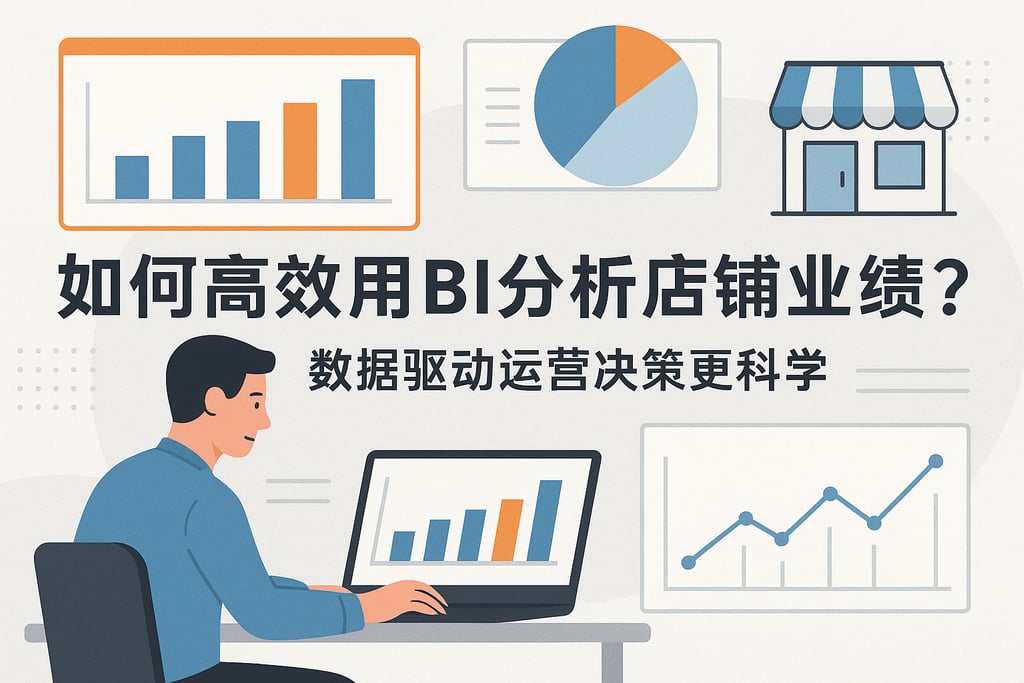 如何高效用BI分析店铺业绩？数据驱动运营决策更科学