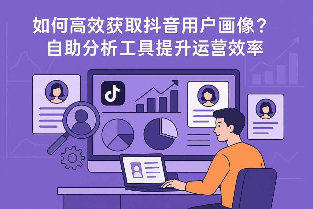 如何高效获取抖音用户画像？自助分析工具提升运营效率
