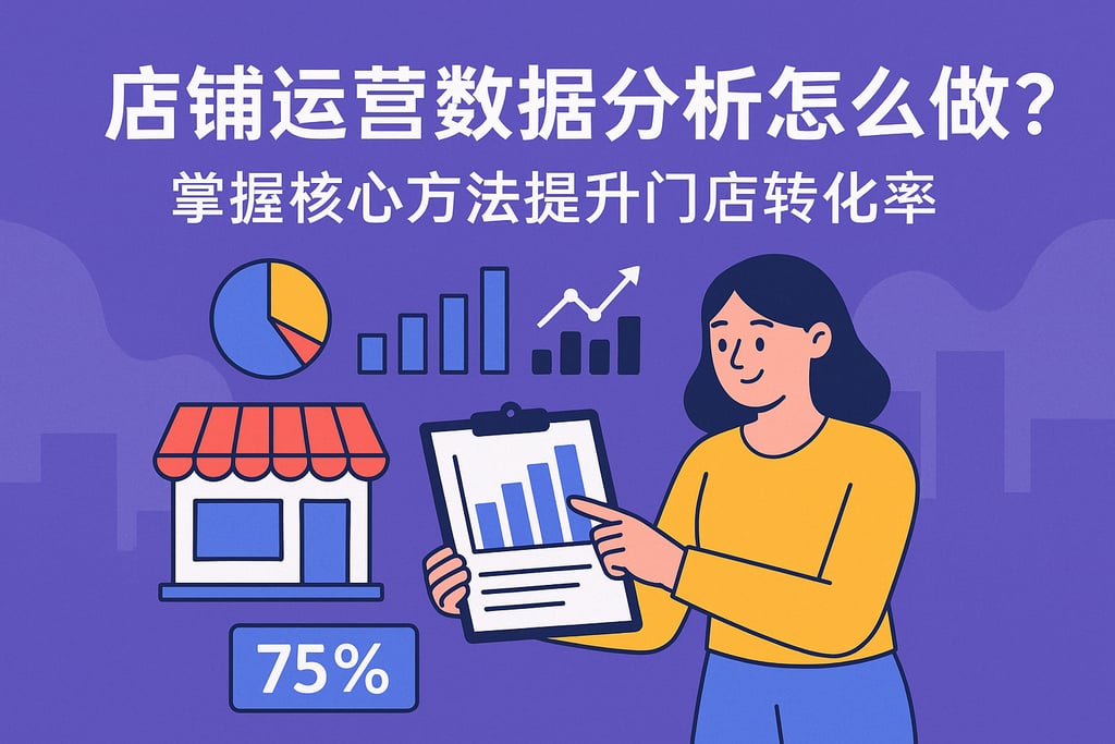 店铺运营数据分析怎么做？掌握核心方法提升门店转化率