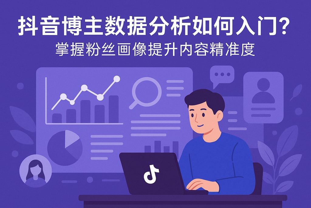 抖音博主数据分析如何入门？掌握粉丝画像提升内容精准度