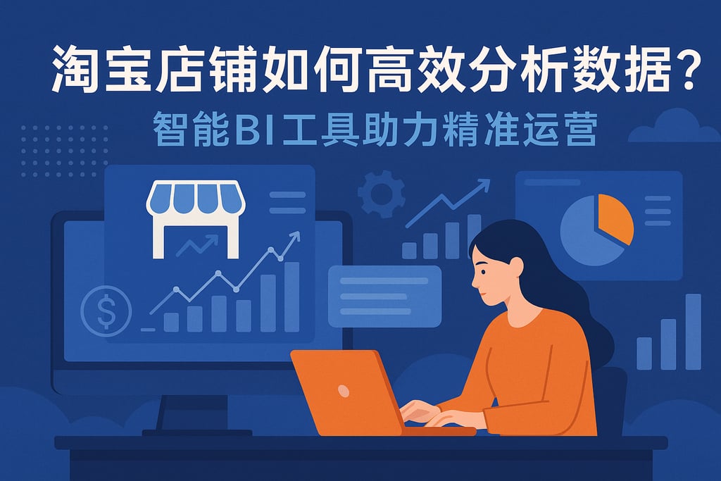 淘宝店铺如何高效分析数据？智能BI工具助力精准运营