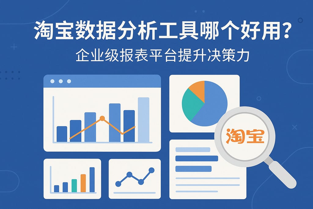 淘宝数据分析工具哪个好用？企业级报表平台提升决策力