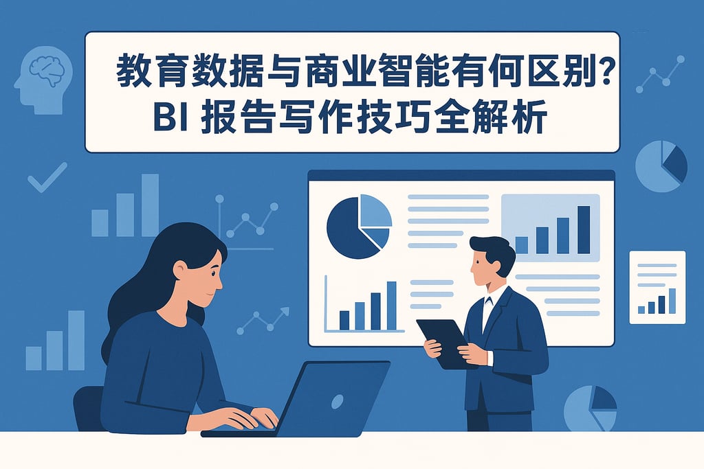 教育数据与商业智能有何区别？BI报告写作技巧全解析
