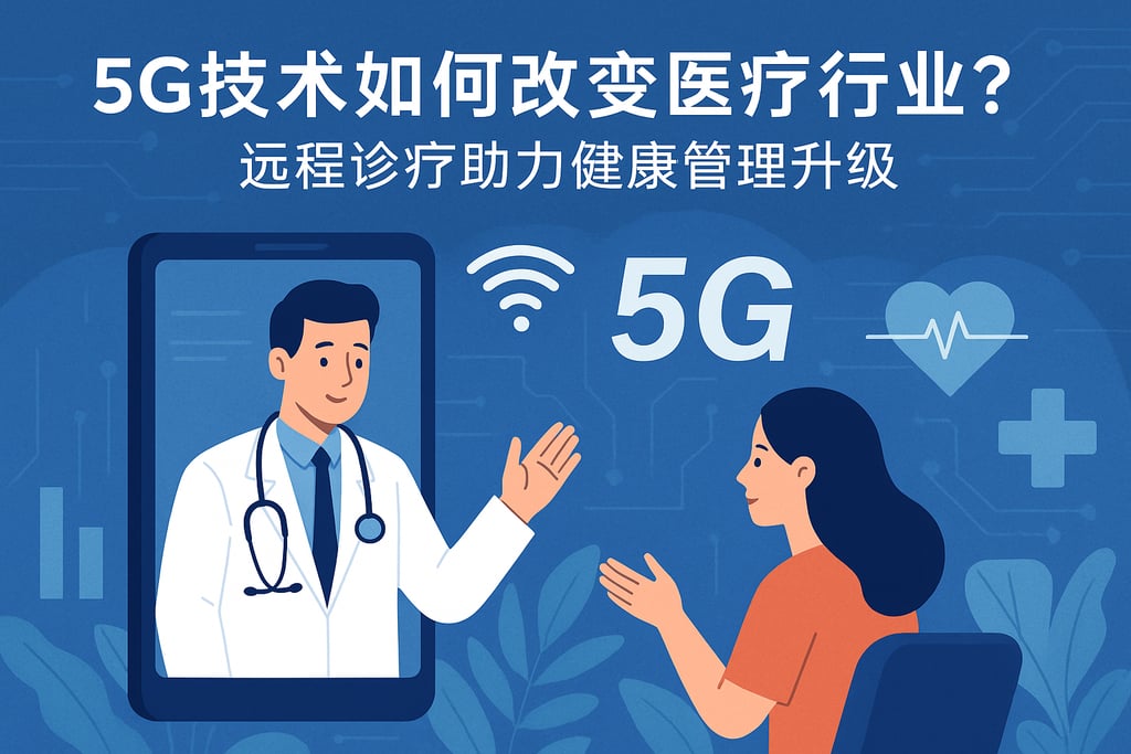 5G技术如何改变医疗行业？远程诊疗助力健康管理升级