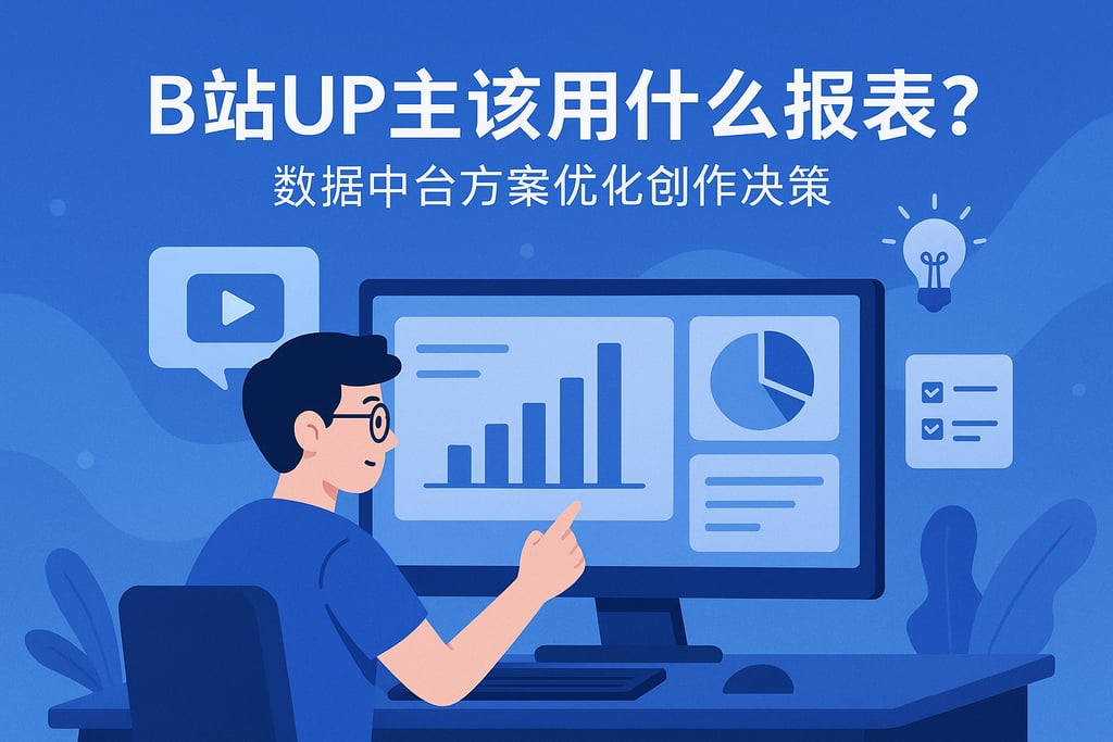 b站UP主该用什么报表？数据中台方案优化创作决策