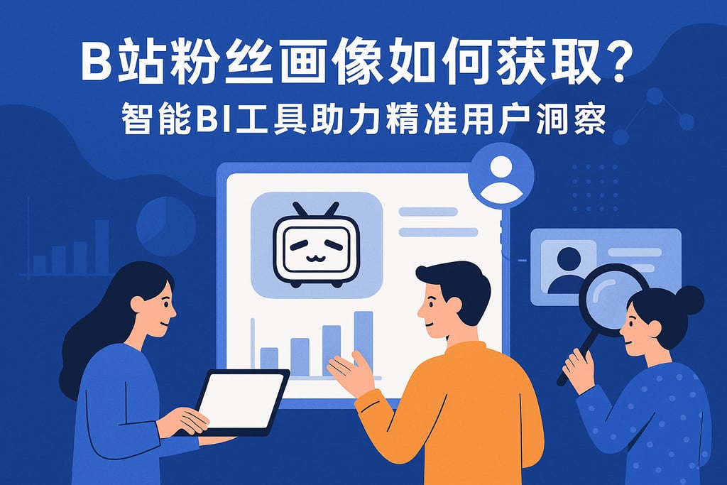 b站粉丝画像如何获取？智能BI工具助力精准用户洞察