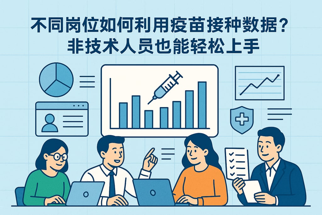 不同岗位如何利用疫苗接种数据？非技术人员也能轻松上手
