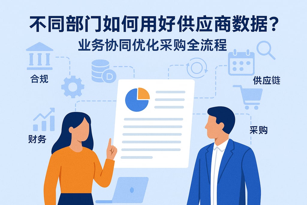 不同部门如何用好供应商数据？业务协同优化采购全流程