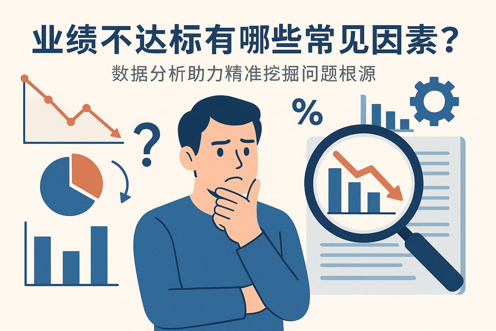 业绩不达标有哪些常见因素？数据分析助力精准挖掘问题根源