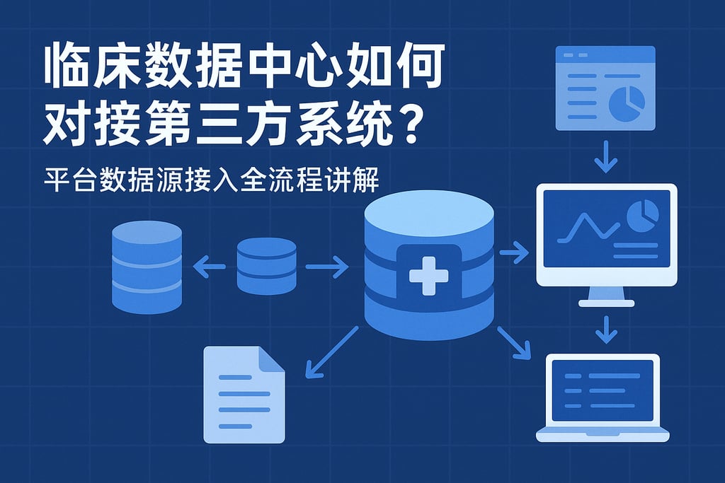 临床数据中心如何对接第三方系统？平台数据源接入全流程讲解