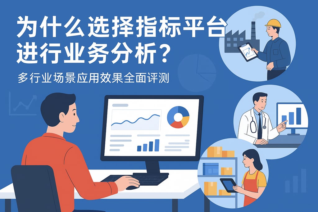 为什么选择指标平台进行业务分析？多行业场景应用效果全面评测
