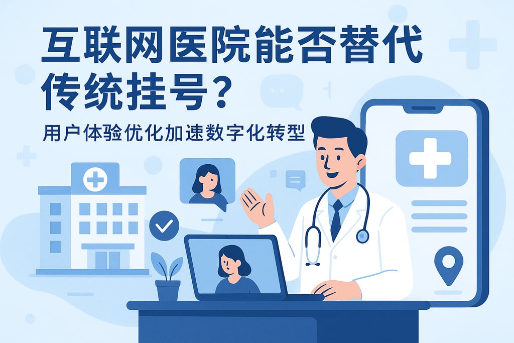 互联网医院是否能替代传统挂号？用户体验优化加速数字化转型