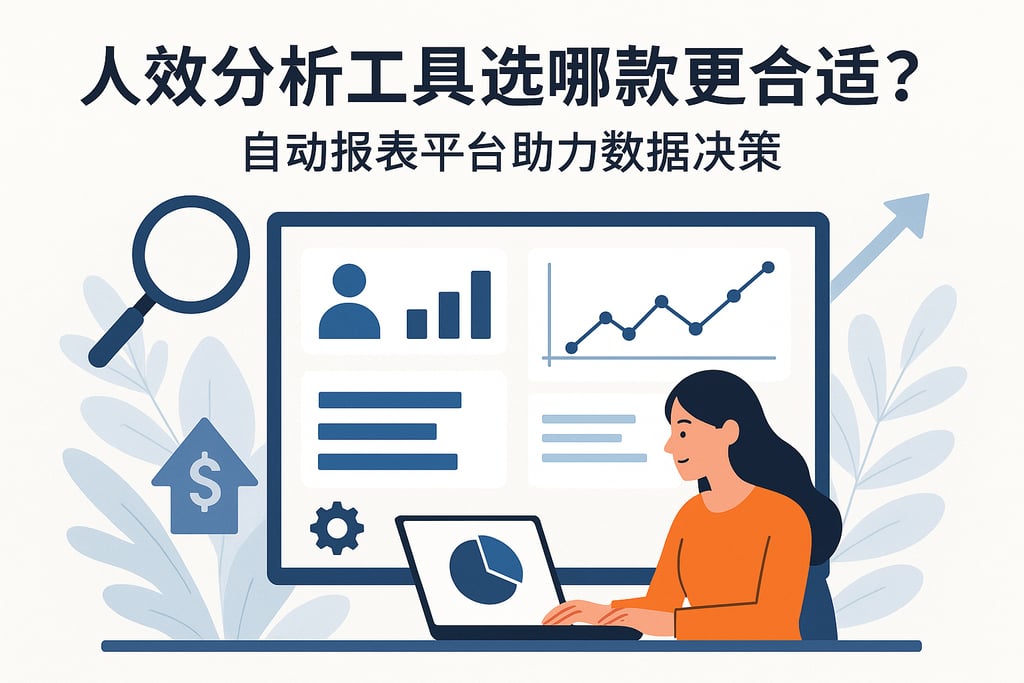 人效分析工具选哪款更合适？自动报表平台助力数据决策