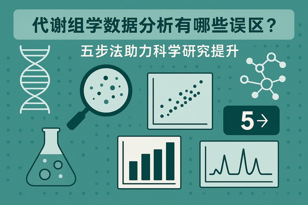 代谢组学数据分析有哪些误区？五步法助力科学研究提升