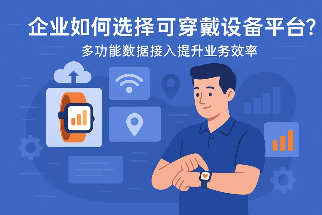 企业如何选择可穿戴设备平台？多功能数据接入提升业务效率