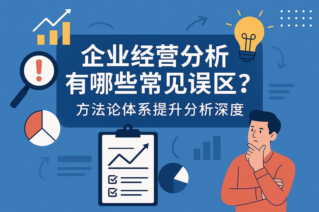 企业经营分析有哪些常见误区？方法论体系提升分析深度