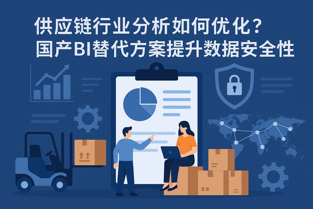 供应链行业分析如何优化？国产BI替代方案提升数据安全性