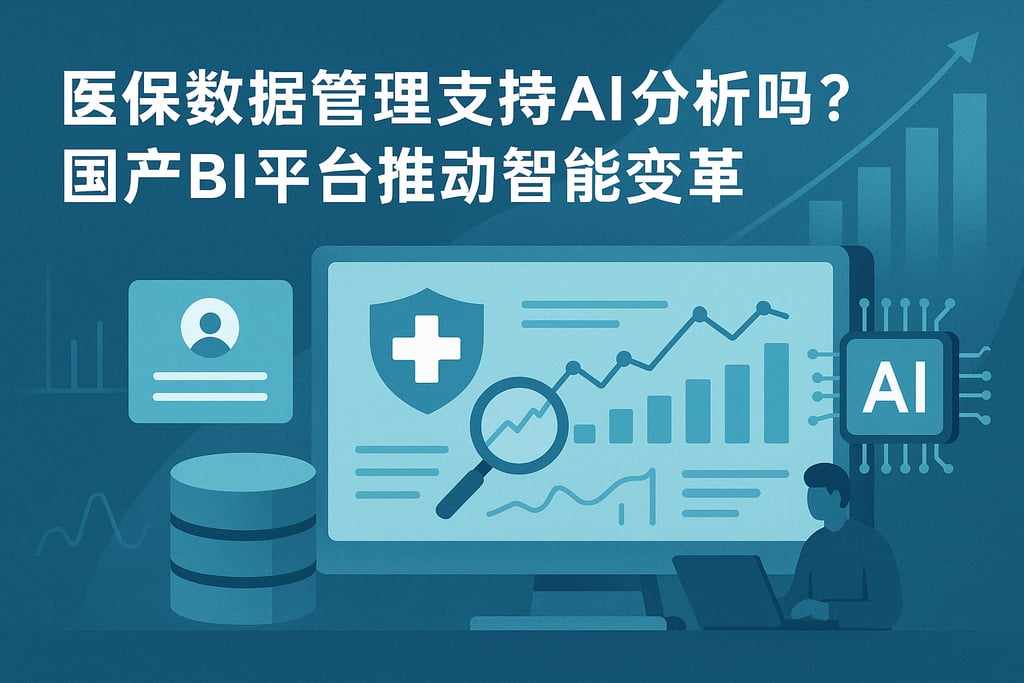 医保数据管理支持AI分析吗？国产BI平台推动智能变革