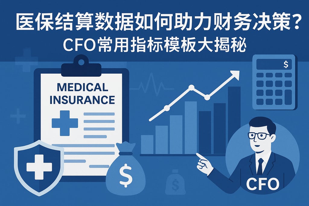 医保结算数据如何助力财务决策？CFO常用指标模板大揭秘