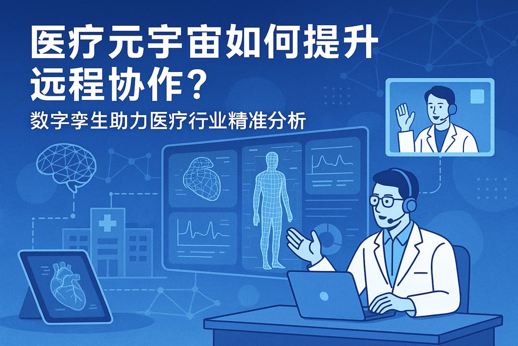 医疗元宇宙如何提升远程协作？数字孪生助力医疗行业精准分析