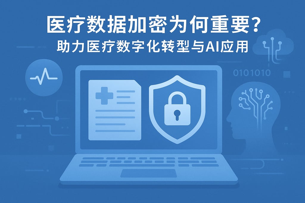 医疗数据加密为何重要？助力医疗数字化转型与AI应用