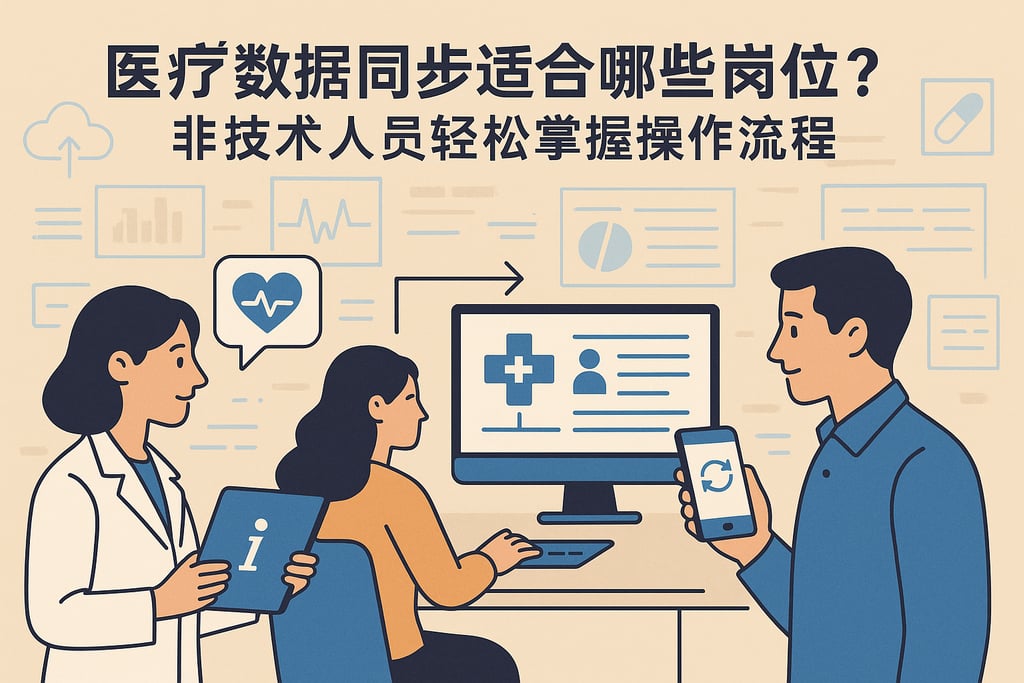 医疗数据同步适合哪些岗位？非技术人员轻松掌握操作流程