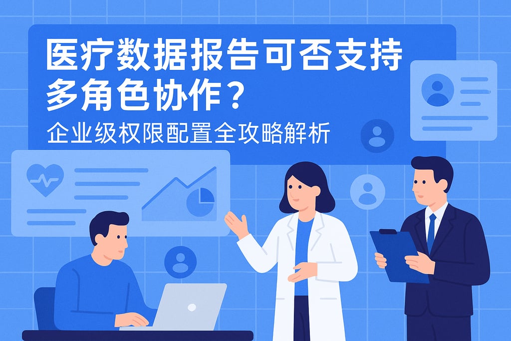 医疗数据报告可否支持多角色协作？企业级权限配置全攻略解析
