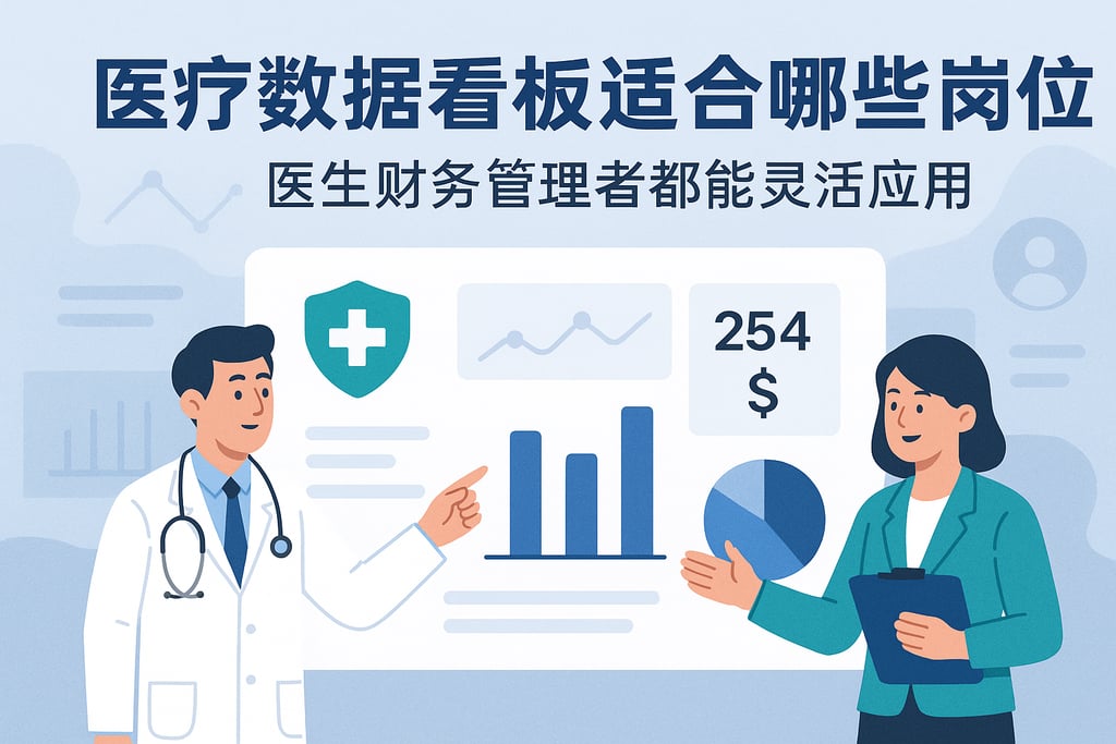 医疗数据看板适合哪些岗位？医生财务管理者都能灵活应用